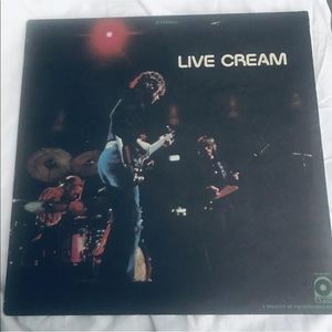 Live Cream LP Vinyl Atco Records SD 33-328 1979
